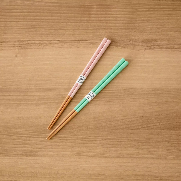 365methods 食洗機対応 抗菌彫刻箸 23cm