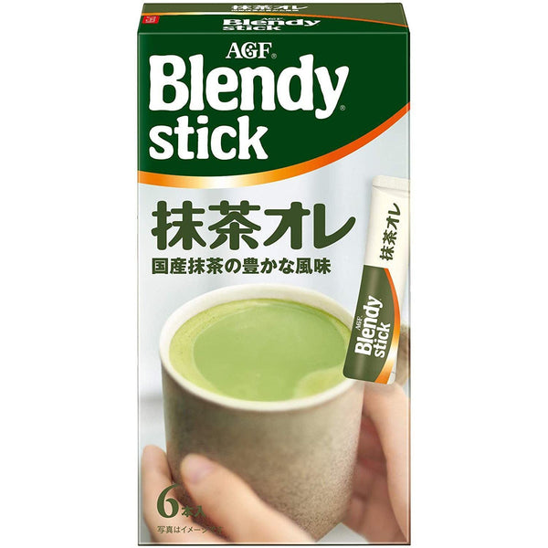 AGF ブレンディスティック 抹茶オーレ(ブレンディグリーンティーラテ)6本