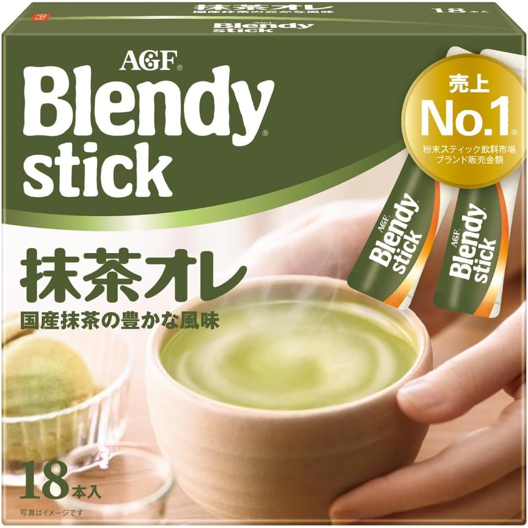 AGF ブレンディ スティック 抹茶オレ(抹茶グリーンティーラテ)18本
