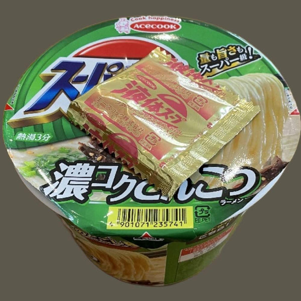 エースコック スーパーカップ とんこつラーメン インスタントラーメン 111g (3個パック)
