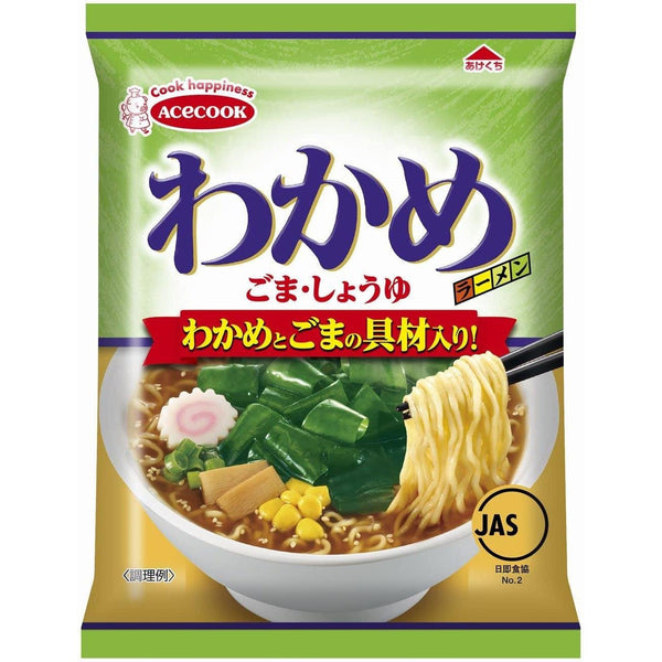 エースコック わかめラーメン インスタントラーメン 3食入り