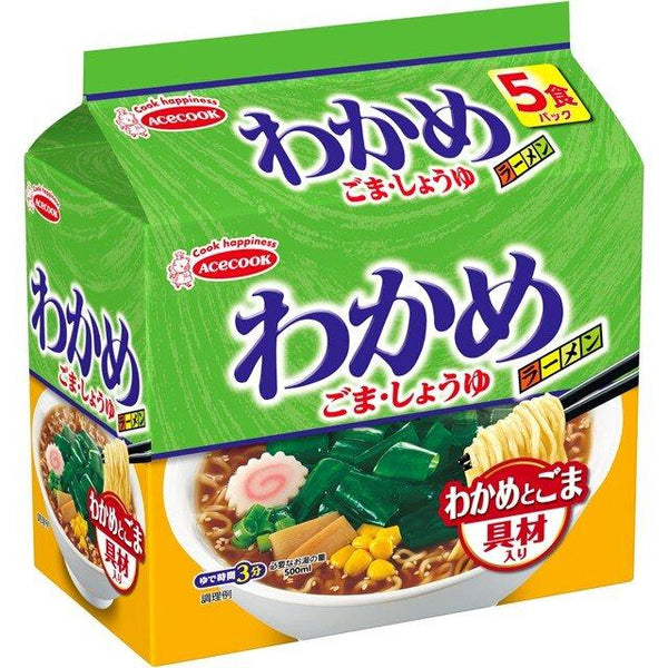 エースクック わかめラーメン インスタントラーメン 5食分