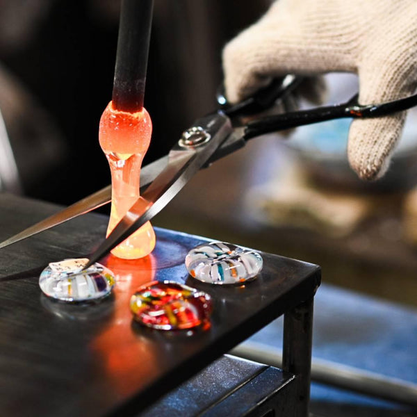 アデリア ガラス箸置き&木製箸箱セット