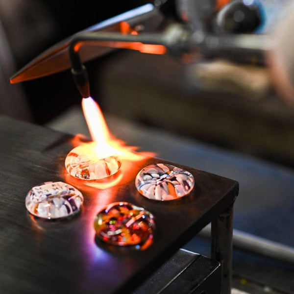 アデリア ガラス箸置き&木製箸箱セット