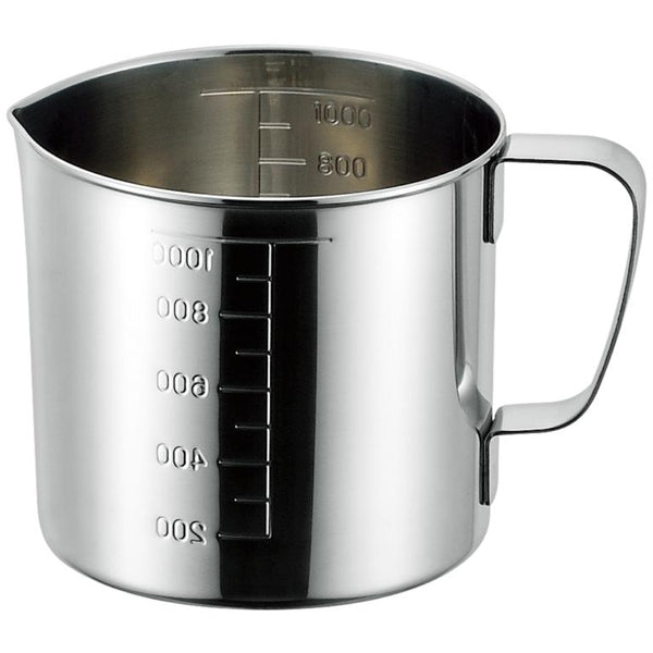 耐久性のあるステンレス製計量カップ(注ぎ口付き)500ml