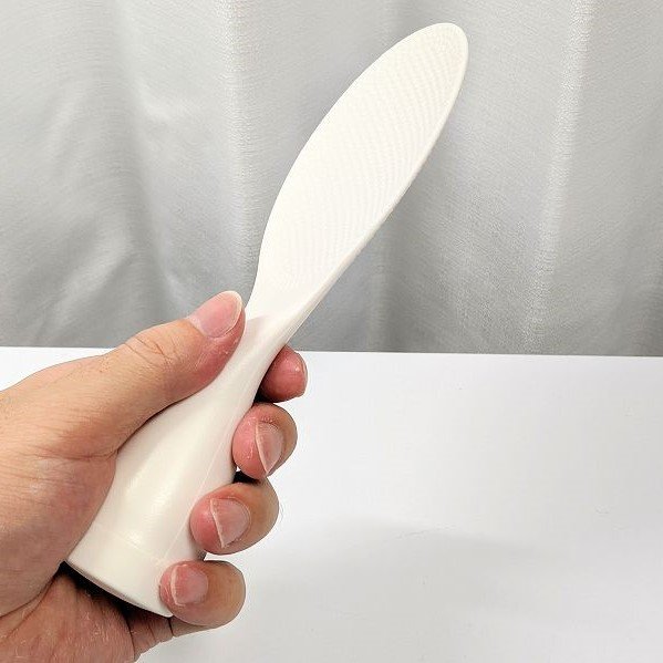 あけぼのしゃもじ 自立式 ノンスティック しゃもじ ホワイト