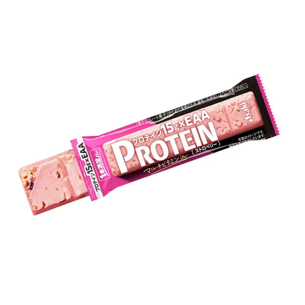 アサヒ プロテインバー ストロベリー味 シリアルバー タンパク質15g(9本入り)