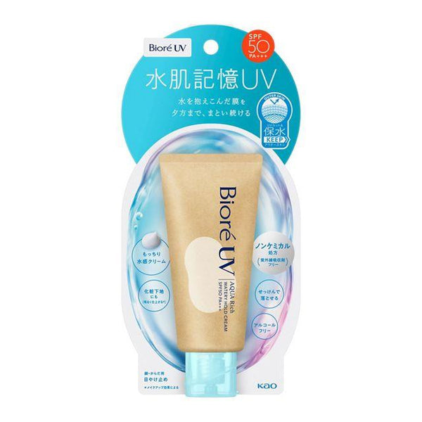 ビオレUV アクアリッチ ウォータリーホールドクリーム ミネラルサンスクリーン SPF50 50g