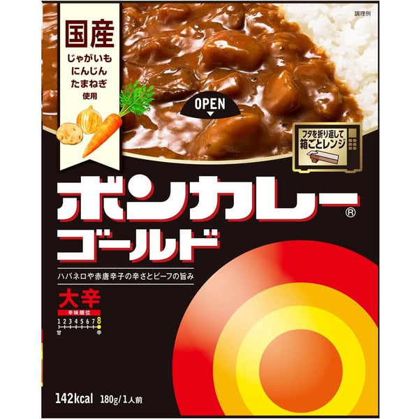 ボンカレーゴールド インスタント和風カレーソース エクストラホット 180g