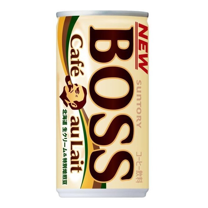 ボス カフェオレ ミルク入り缶コーヒー 185g
