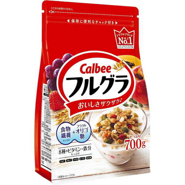 カルビー フルグラ 高食物繊維クランチーグラノーラ ドライフルーツ入りシリアル 700g