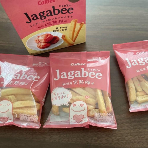カルビー じゃがビー ポテトスティック すっぱい紀州梅味 75g (3個パック)