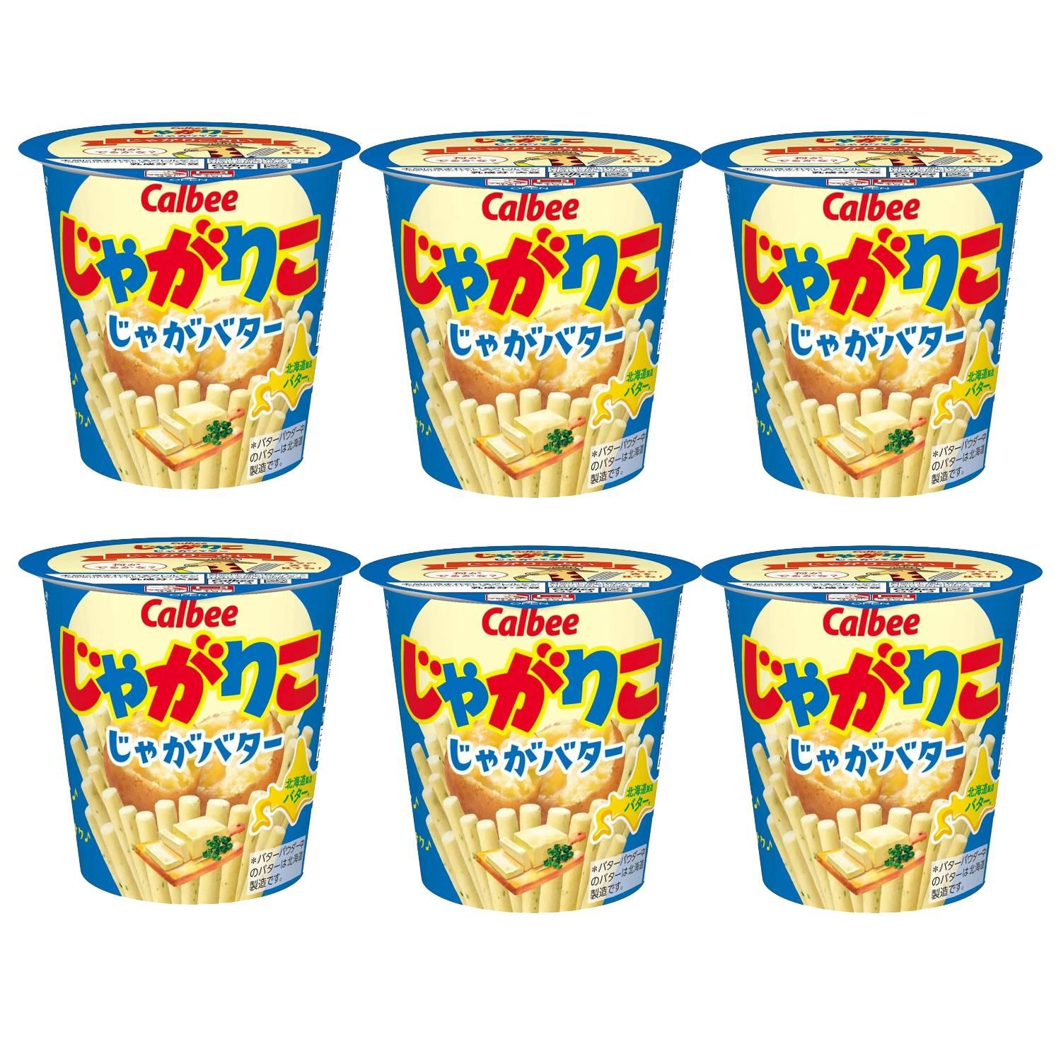 カルビー じゃがりこ 北海道バターポテトスティック(6本入り)