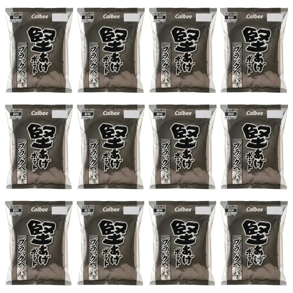 カルビー カタアゲ クリスピー ブラックペッパー ポテトチップス 65g(12袋入り)