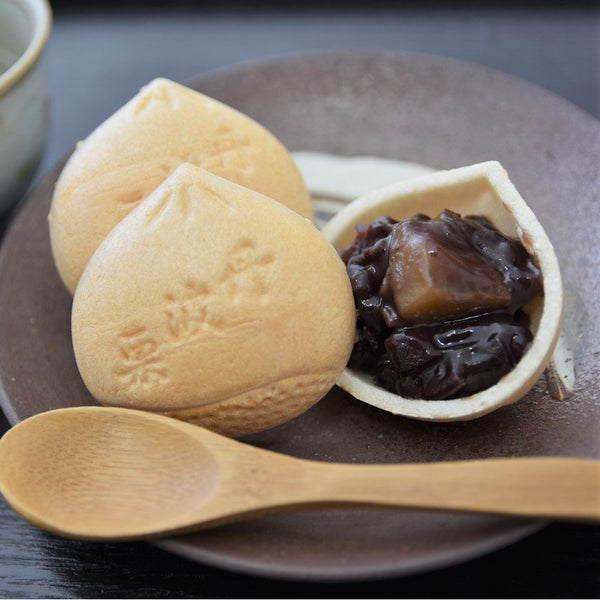栗と小豆のもなか和菓子作りセット 4個入り