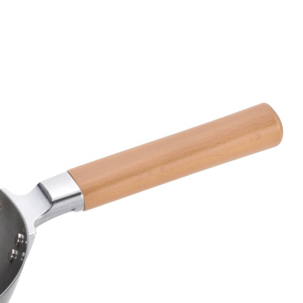 千歳 木製ハンドル IH対応 鉄深型フライパン 28cm