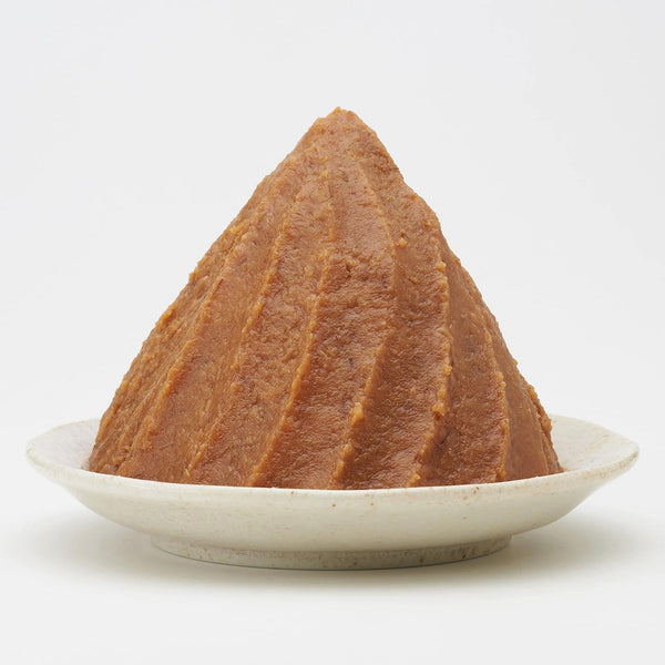 ちょこブレンド味噌 非加熱 むき出し麦と米の生味噌 500g