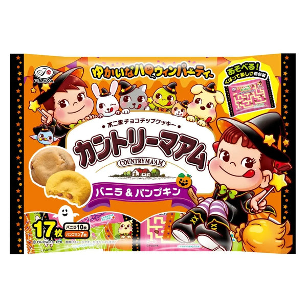 カントリーマアム ハロウィンクッキー バニラ&パンプキン 18枚入