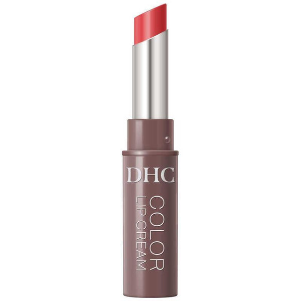 DHC カラーリップクリーム 無香料 ナチュラルリップスティック レッド 1.4g
