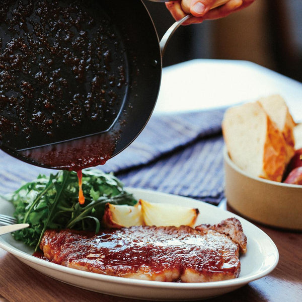 エンツォ 焦げ付かない鉄IHフライパン (2mm厚)