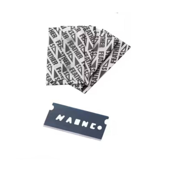 フェザー カーボンスチール 片刃安全カミソリ刃 FAS-10B