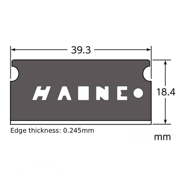 フェザー カーボンスチール 片刃安全カミソリ刃 FAS-10B