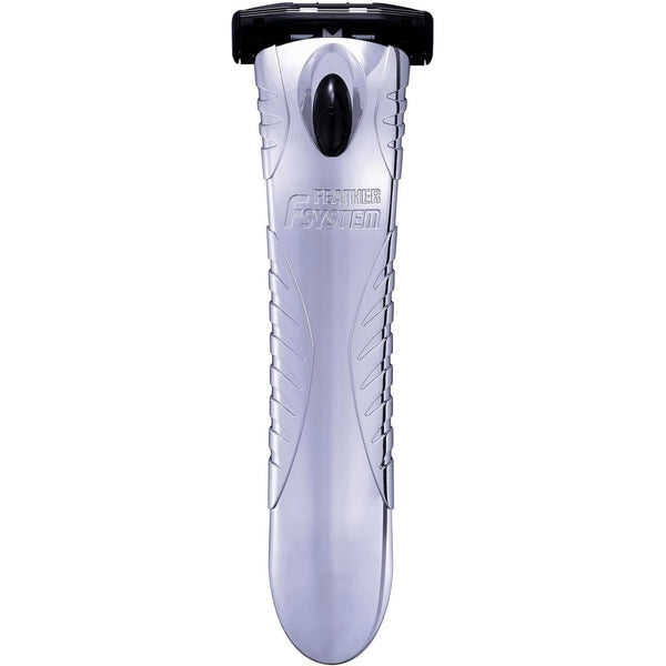 フェザー F-System MR3 ネオクローム カミソリホルダー + カートリッジ 1 個