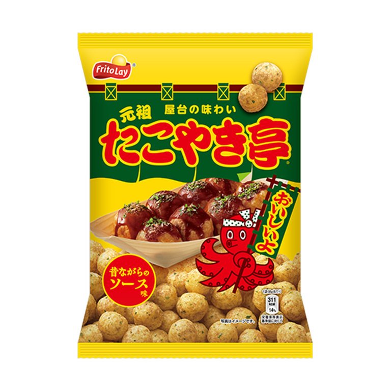 フリトレージャパン たこ焼きボールチップス まろやかなソース味 55g (3袋入り)