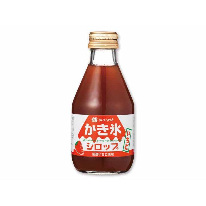 フルーツバスケット ストロベリーかき氷シロップ 無添加かき氷シロップ 180ml