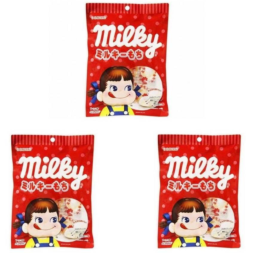 日本橋 和風ミルクもちスナック 不二家 ミルキー味 105g (3個パック)
