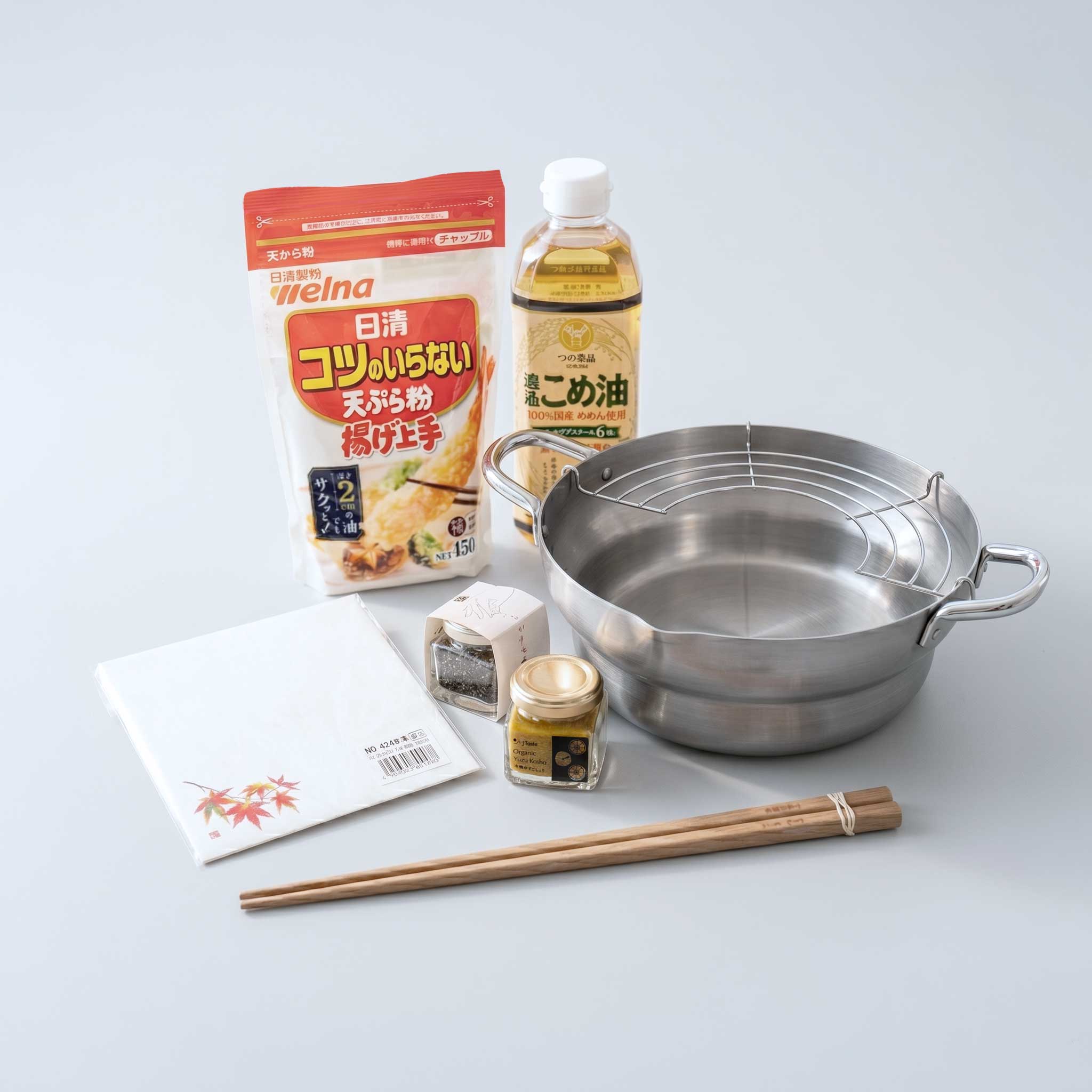 J Taste 本格天ぷら調理キット&天ぷら材料7点セット