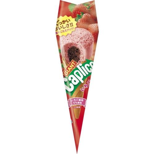 グリコ ジャイアントカプリコ ストロベリーチョコレートコーンスナック 34g (5個入り)