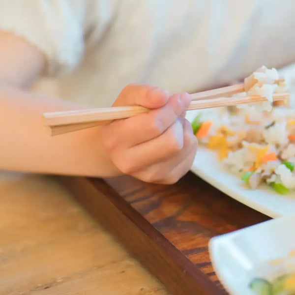 手作り子供箸 無漂白 天然杉 18cm