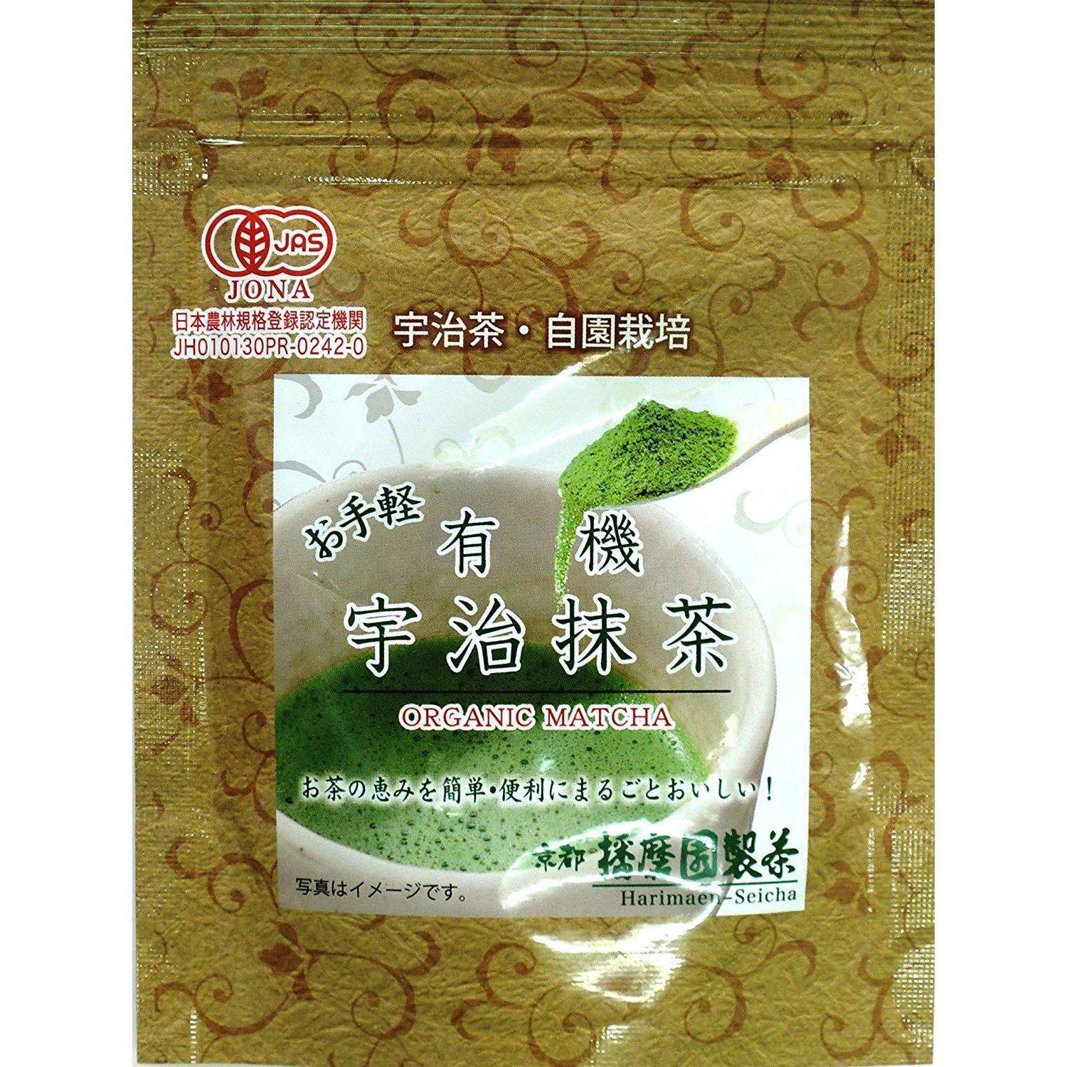 播磨園 本格認定宇治有機抹茶パウダー 30g