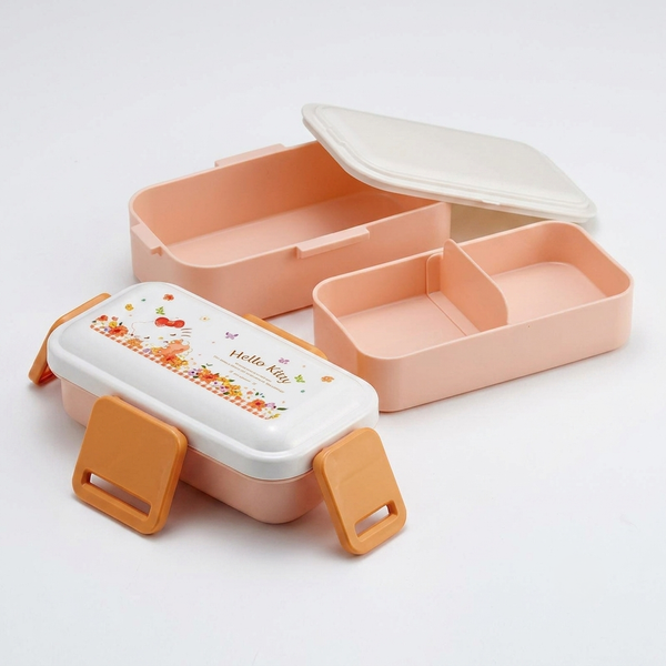 ハローキティ ピンクドーム型ランチボックス 2段弁当箱 600ml