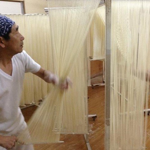 国産小麦粉使用 職人手打ち 稲庭うどん 450g