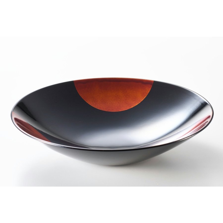 伊助 白檀漆椀 太陽と月 Lサイズ