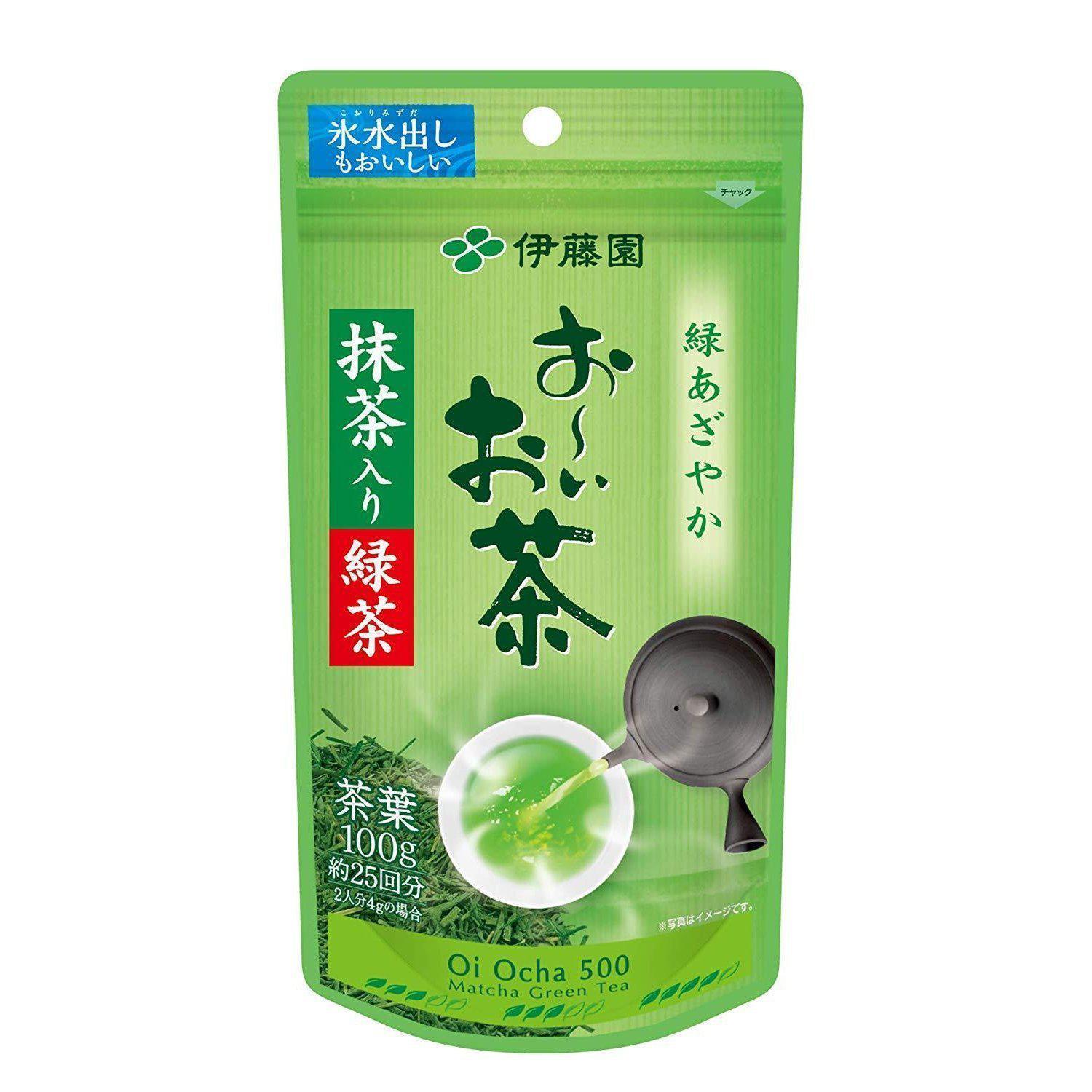 伊藤園 お~いお茶 煎茶 抹茶ブレンド 100g