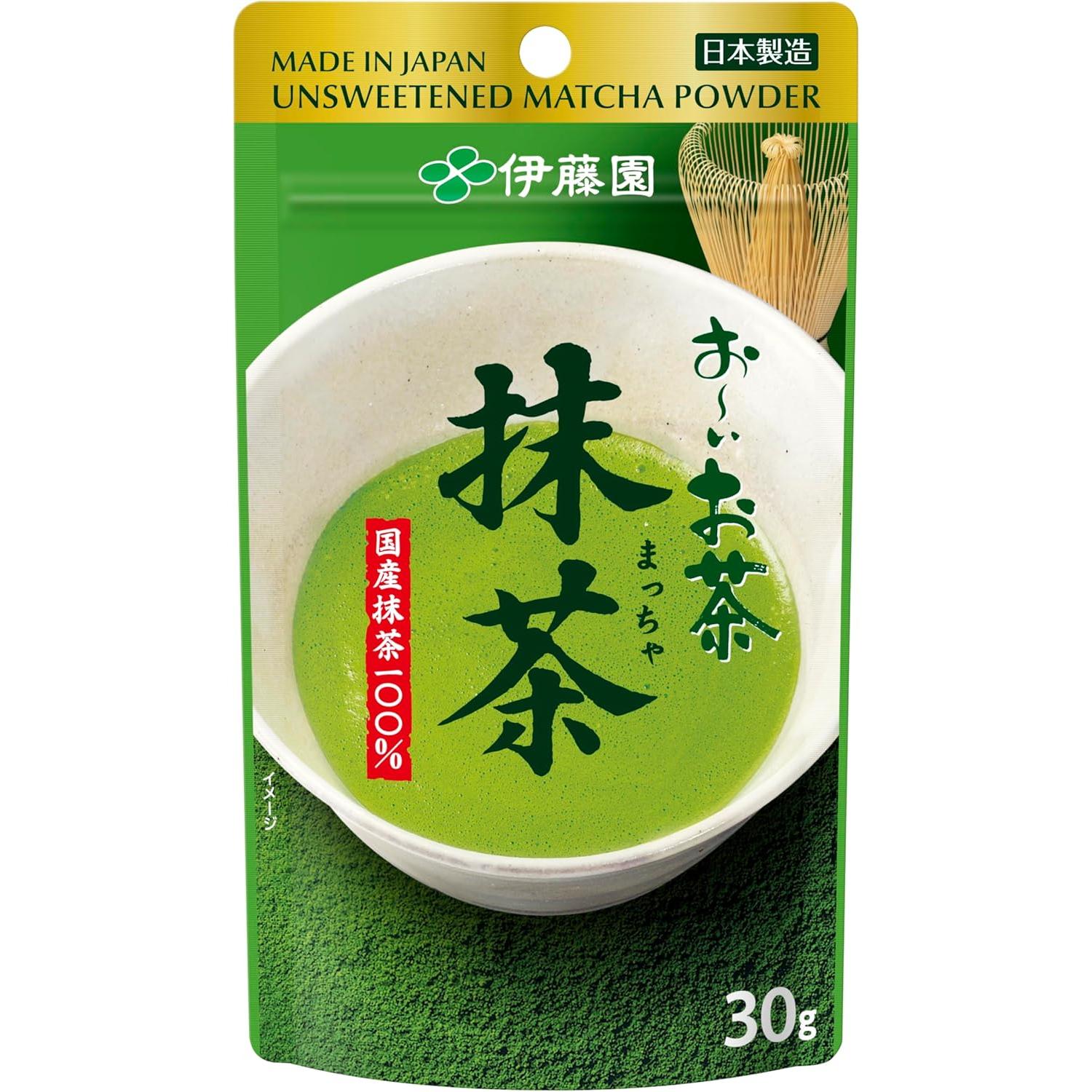伊藤園 お~いお茶 宇治抹茶 粉末緑茶 30g