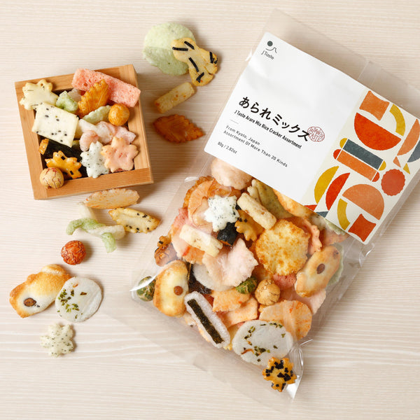 Jテイスト あられミックス 20種類以上詰め合わせ 80g (3個パック)