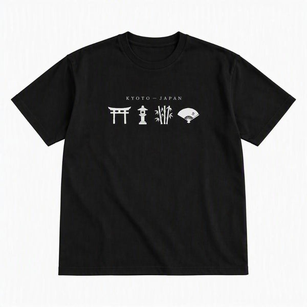 J Taste 京都グラフィックTシャツ ブラック
