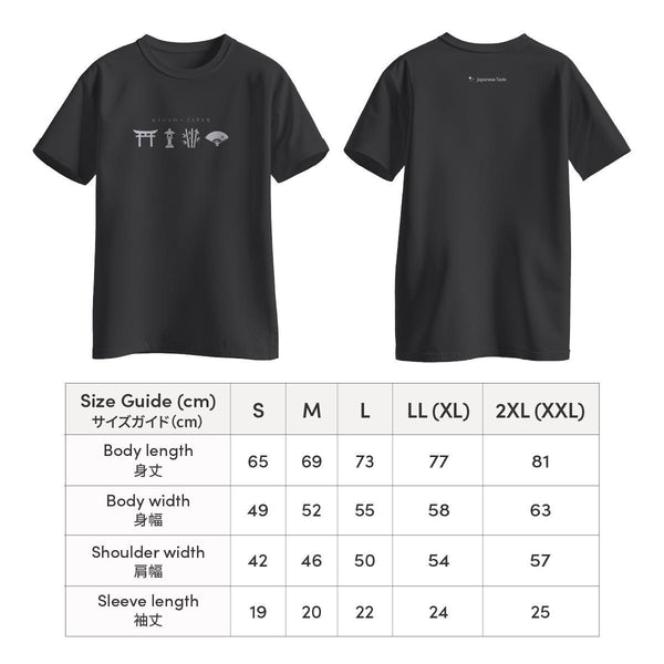 J Taste 京都グラフィックTシャツ ブラック