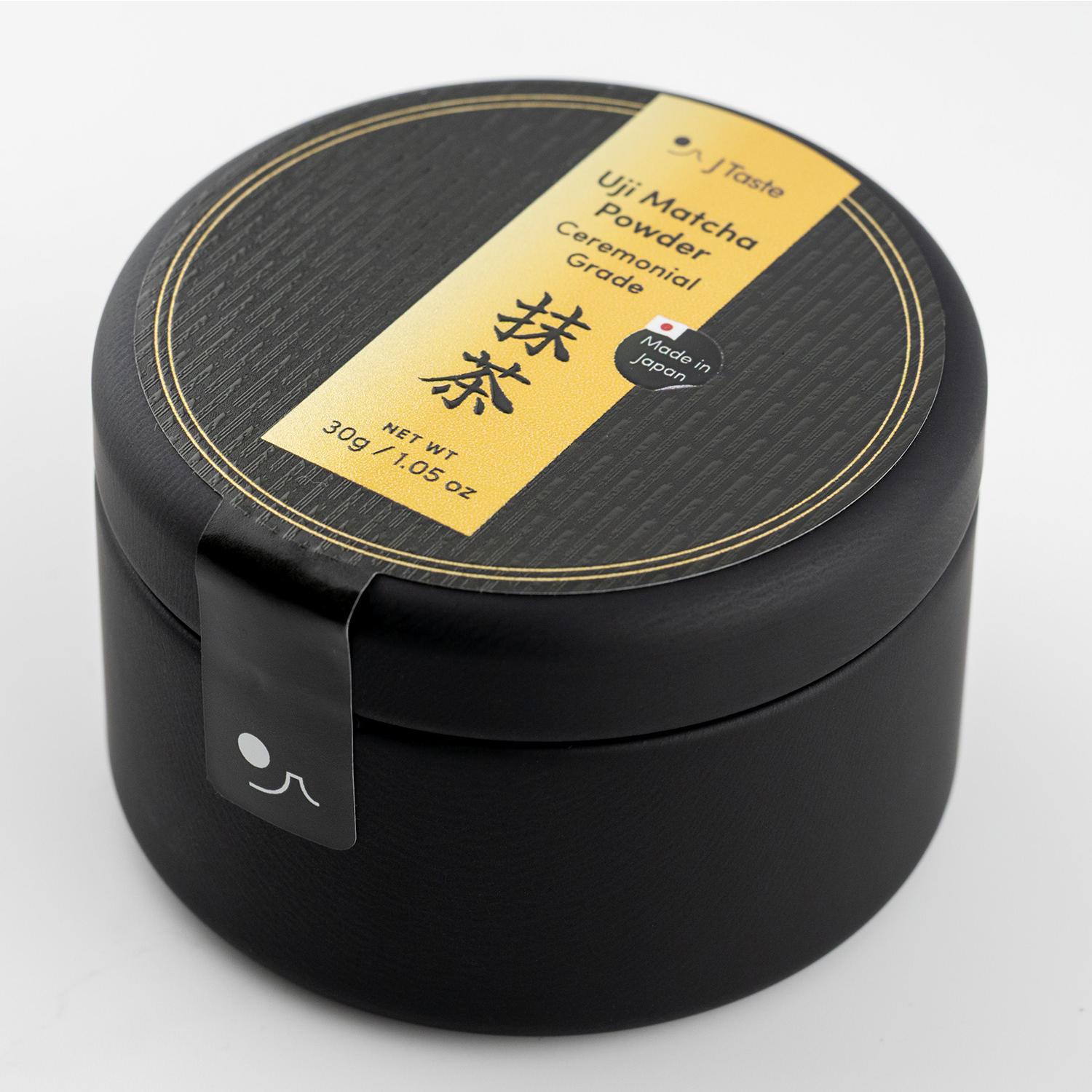 J Taste プレミアム 石臼挽き 宇治抹茶 粉末 茶道用 30g