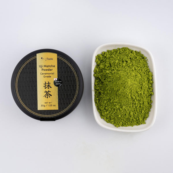 J Taste プレミアム 石臼挽き 宇治抹茶 粉末 茶道用 30g