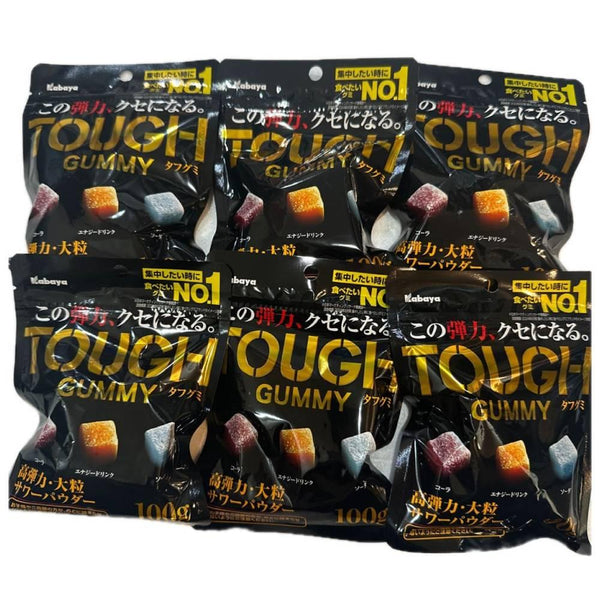 カバヤ タフグミ ミックスフレーバー 100g(6個入り)