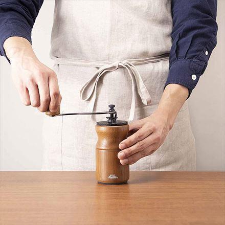 カリタ 手動コーヒーグラインダー ヴィンテージ 木製コーヒーミル KH-10