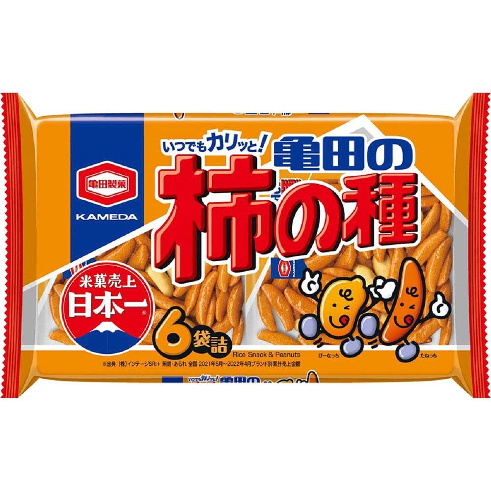 亀田 柿の種 スナックせんべい ピーナッツ入り 180g