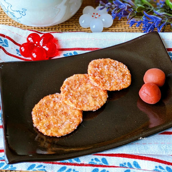 亀田 甘塩焼きせんべい 梅みつ味(3個入り)