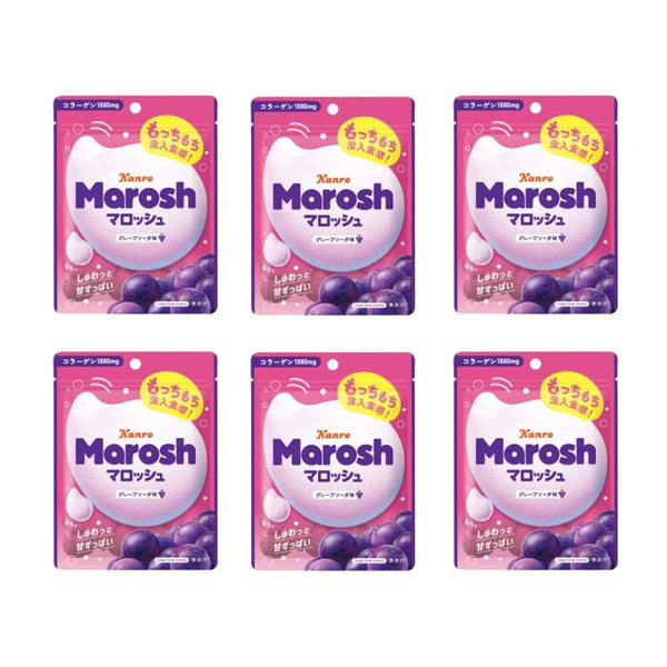 カンロ マロッシュ グレープソーダ味 50g(6個入り)