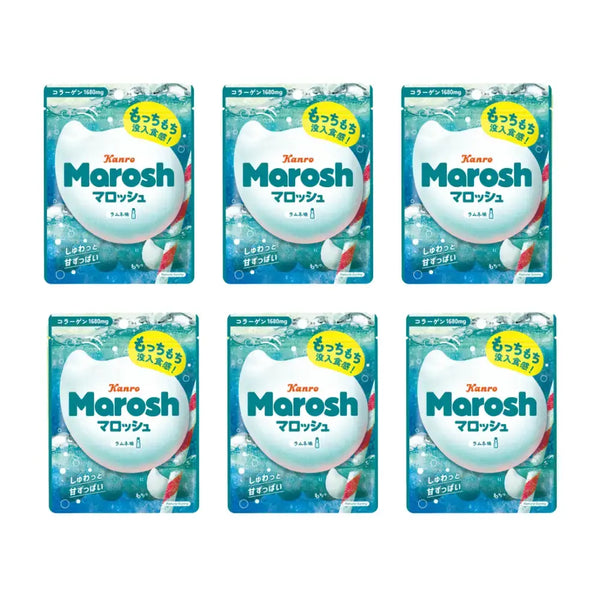 カンロ マロッシュ ラムネソーダ味 50g(6個入り)